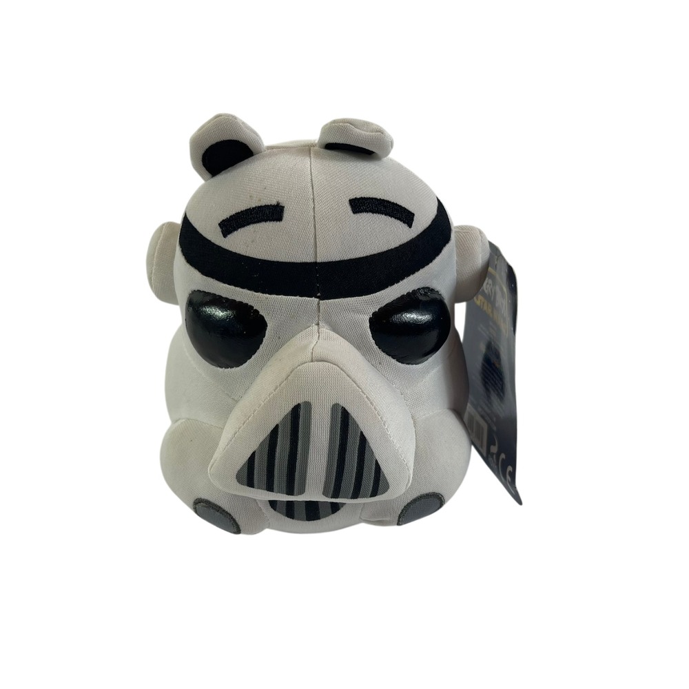 Angry Birds Star Wars Storm Trooper Piggy Plush Stuffed Toy Lovey 5"